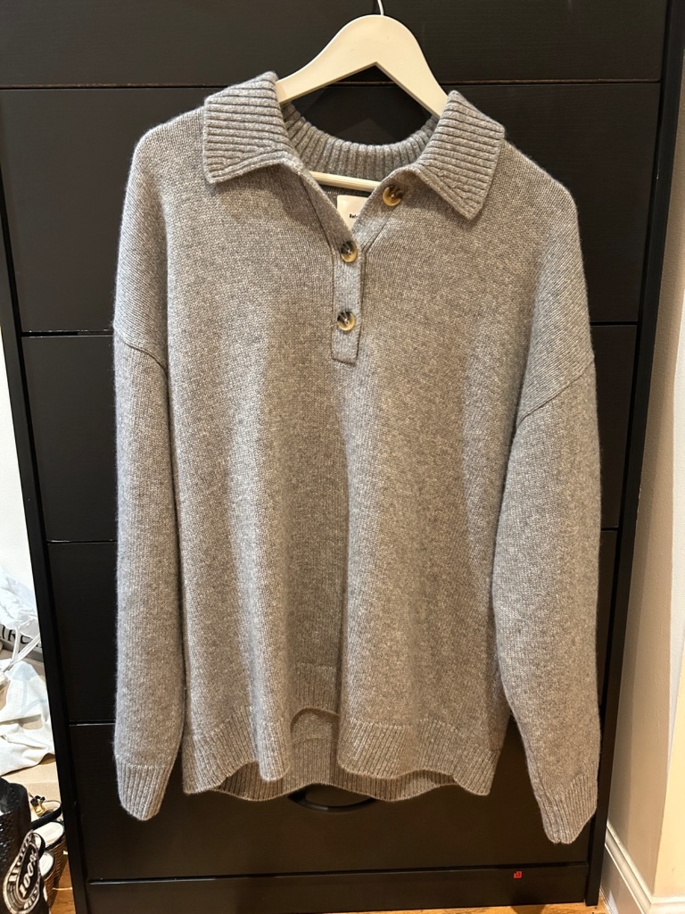 Reformation Heather Gray Sweater